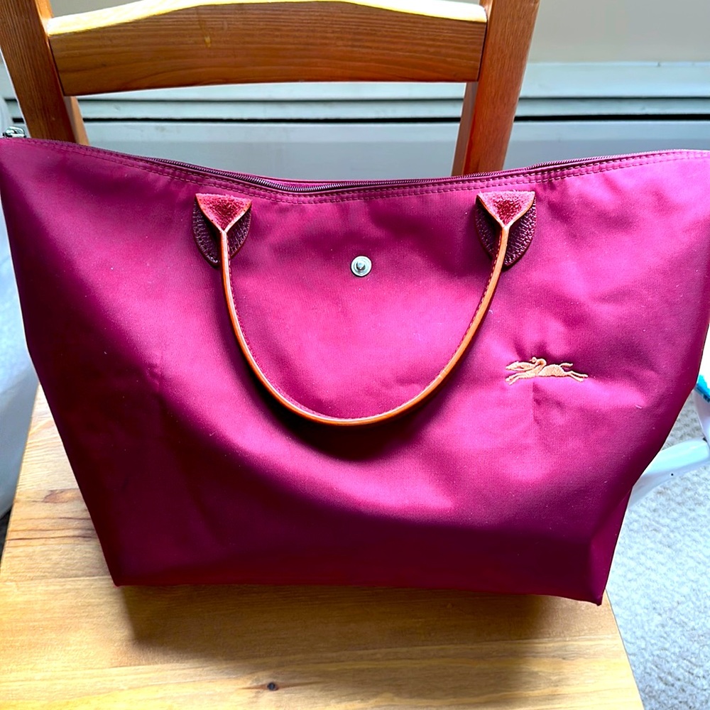 Original long champ -Le Pliage medium nylon tote bag